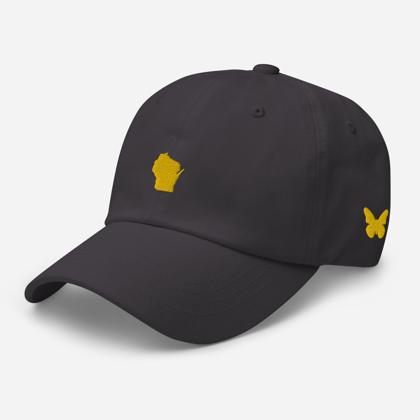 Wisconsin Grad Hat - Yellow Logo