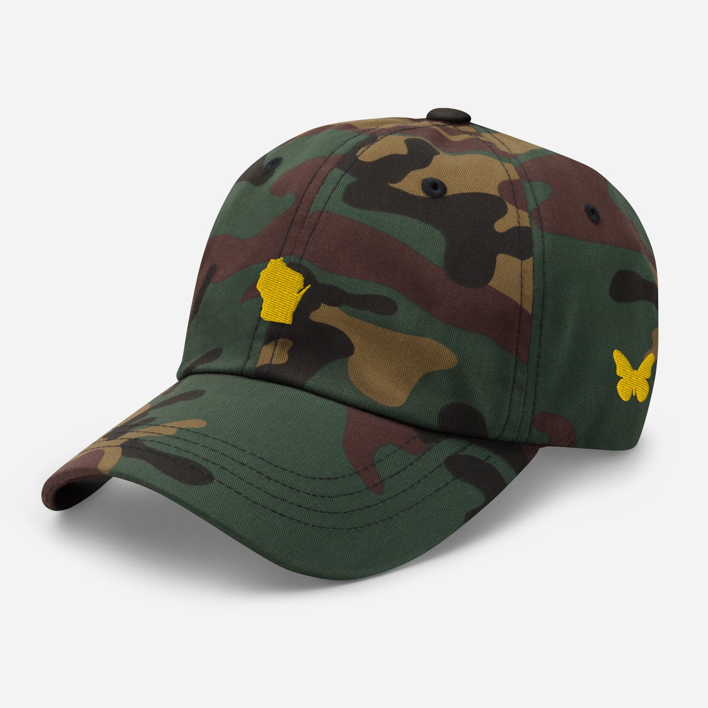 Wisconsin Grad Hat - Yellow Logo