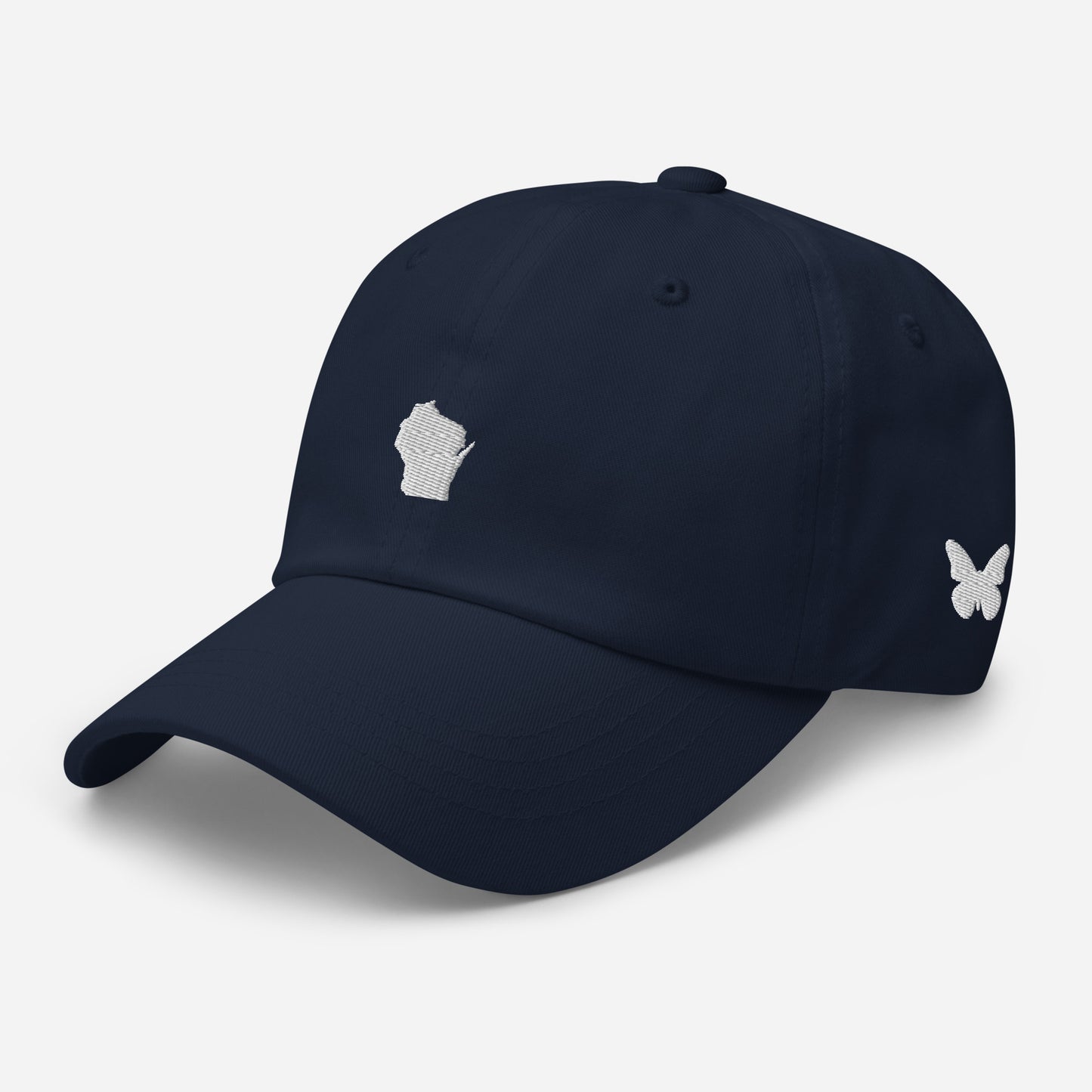 Wisconsin Grad Hat - White Logo