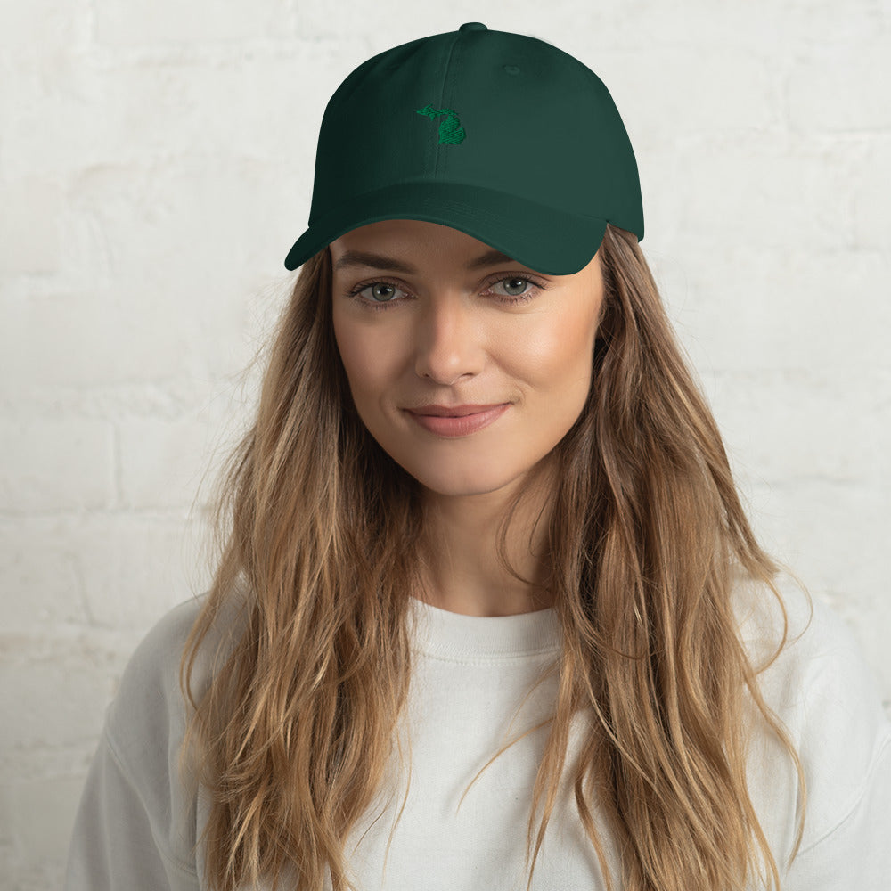 Michigan Grad Hat - Green Logo