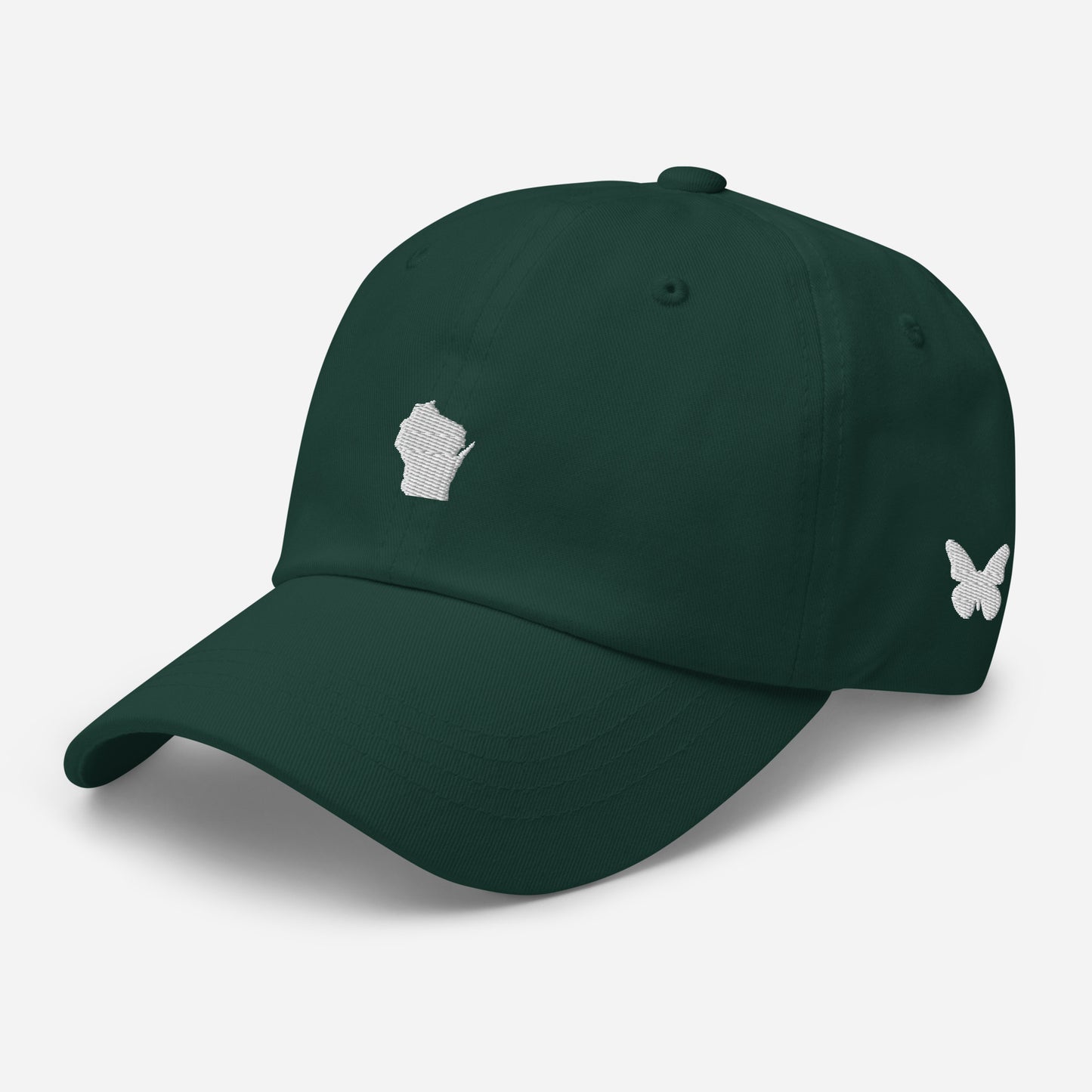 Wisconsin Grad Hat - White Logo