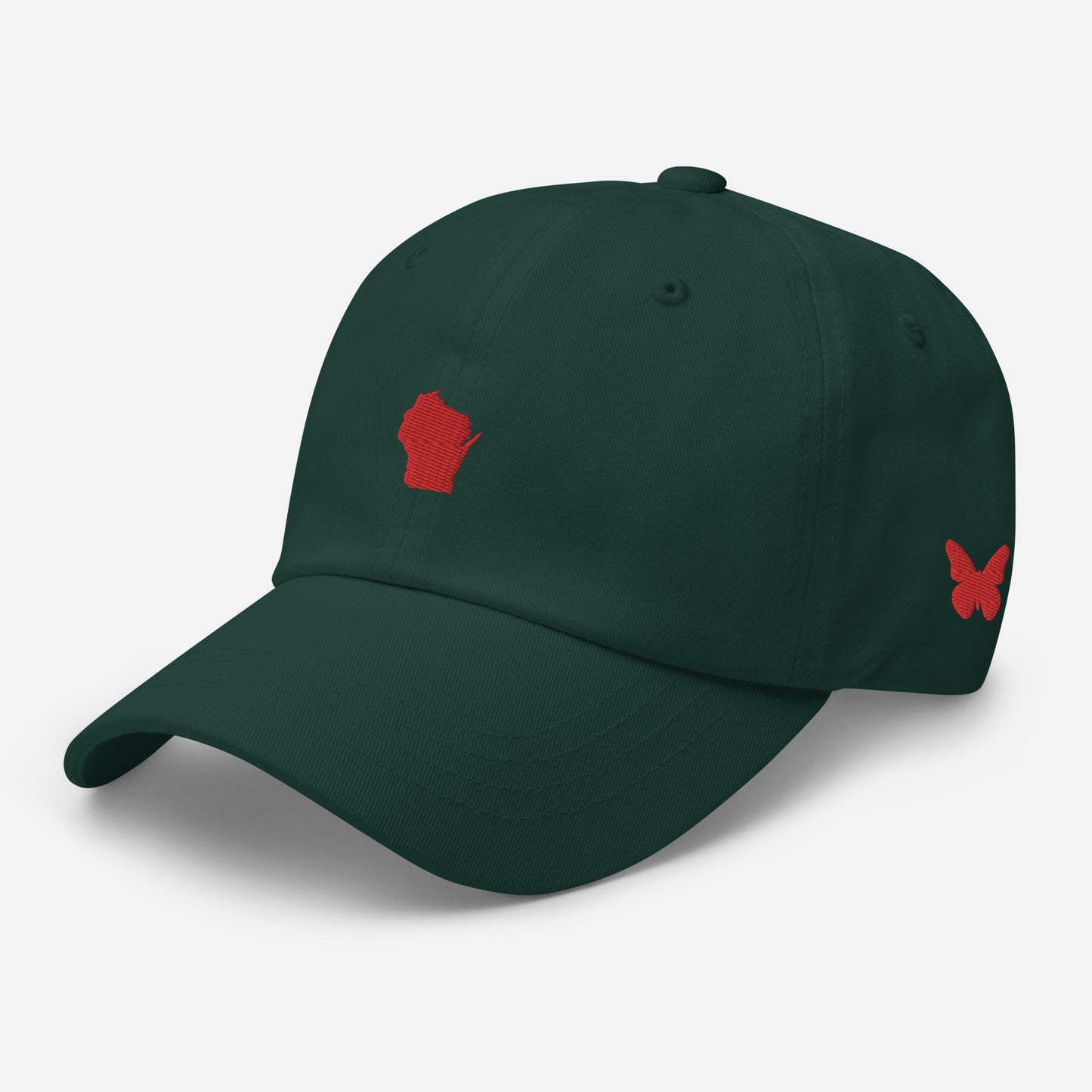 Wisconsin Grad Hat - Red Logo