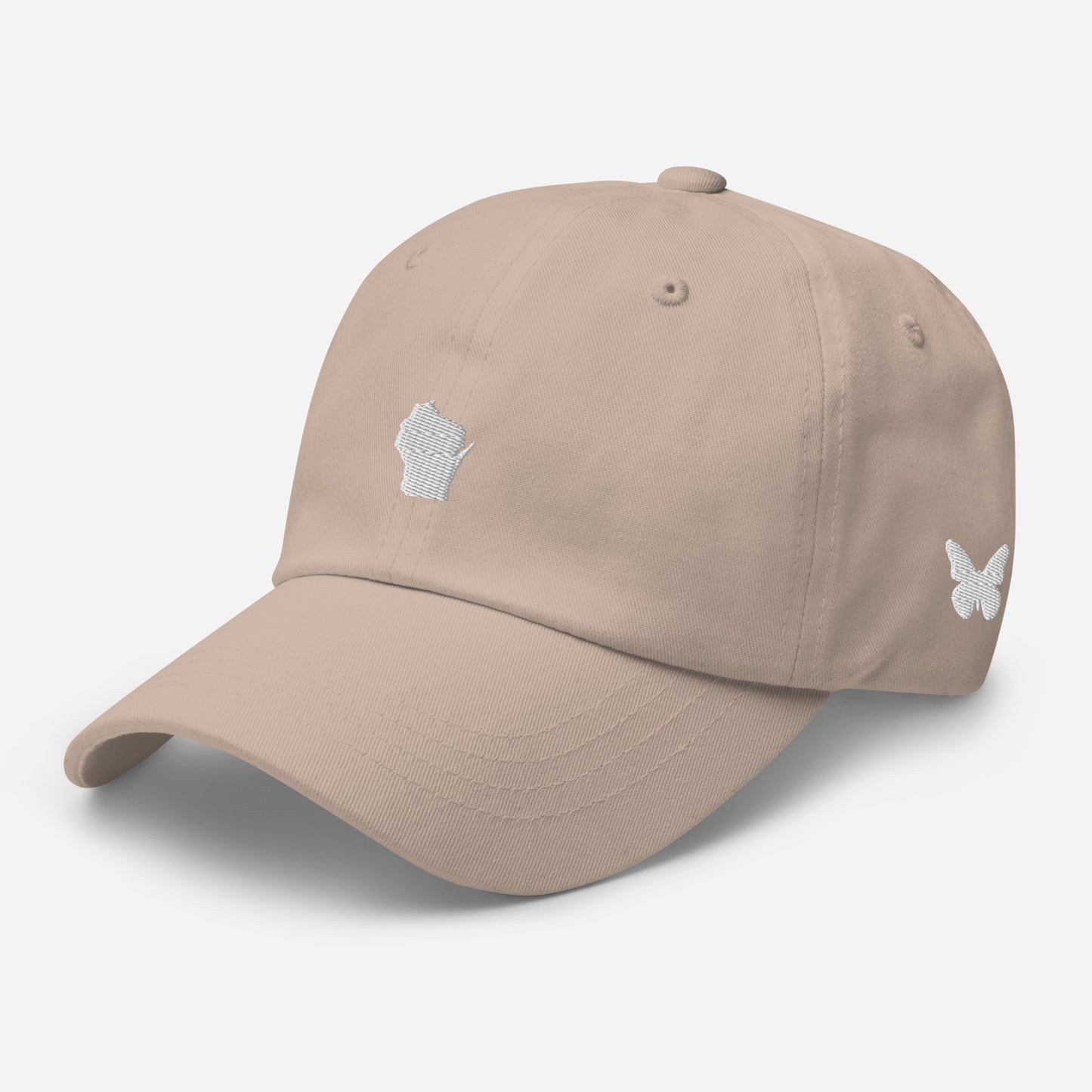 Wisconsin Grad Hat - White Logo