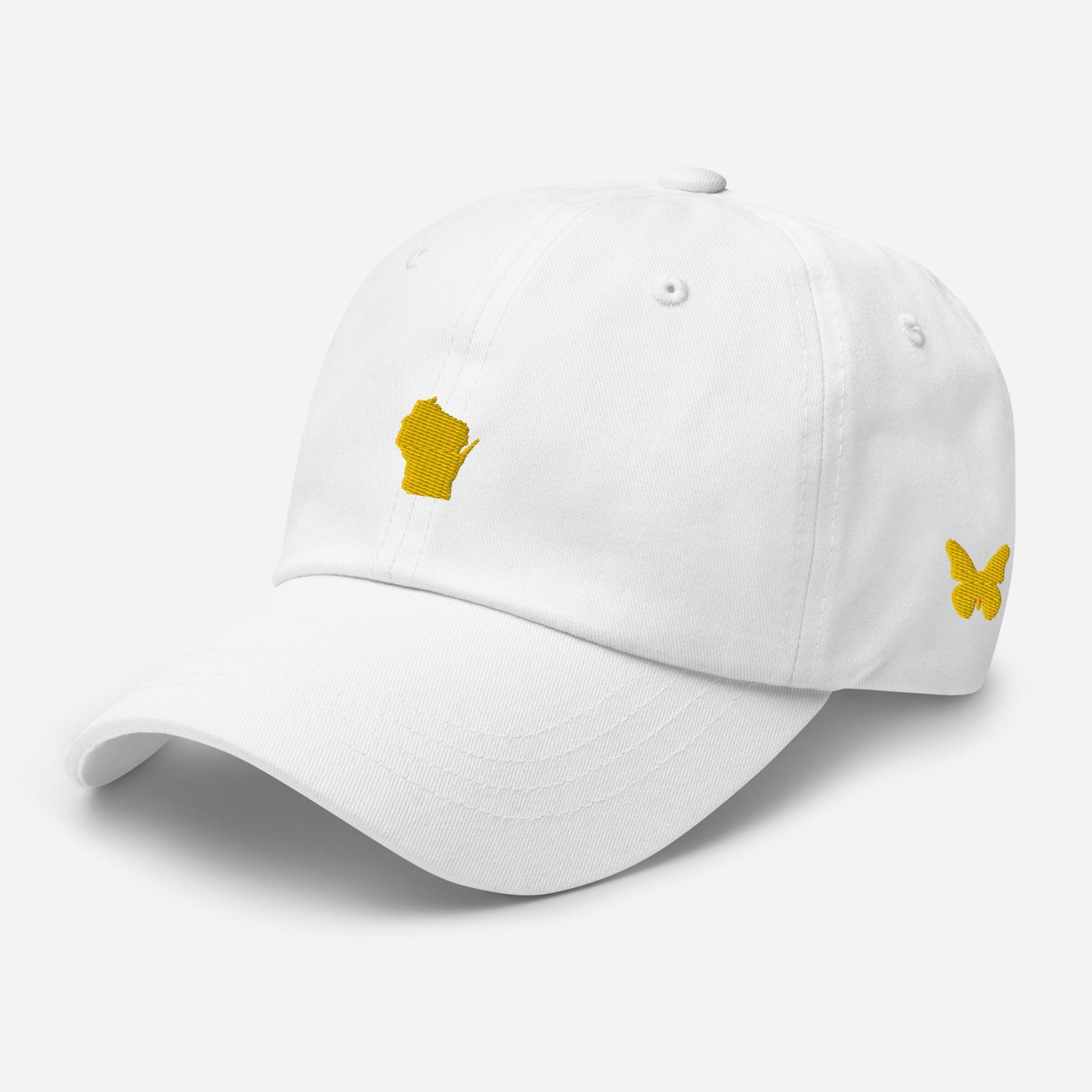 Wisconsin Grad Hat - Yellow Logo