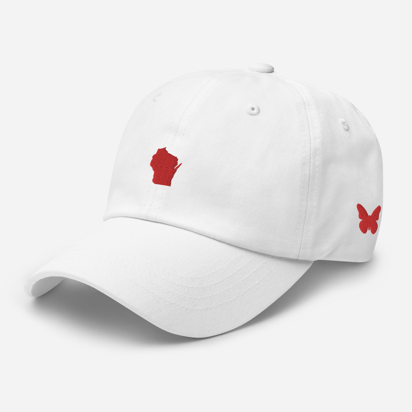 Wisconsin Grad Hat - Red Logo