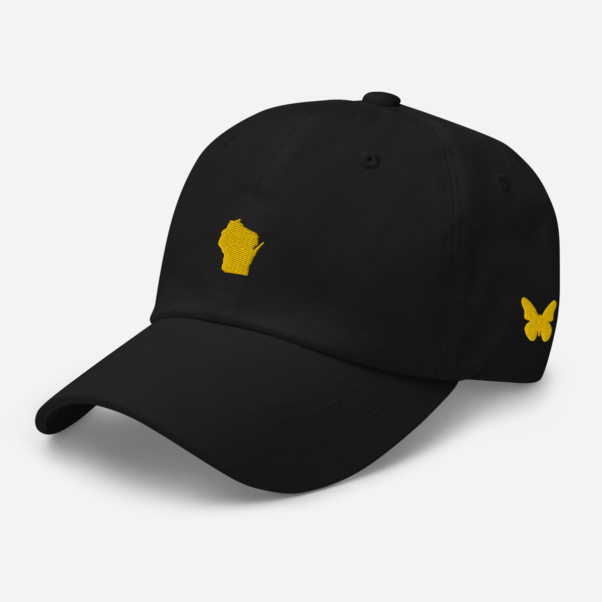 Wisconsin Grad Hat - Yellow Logo