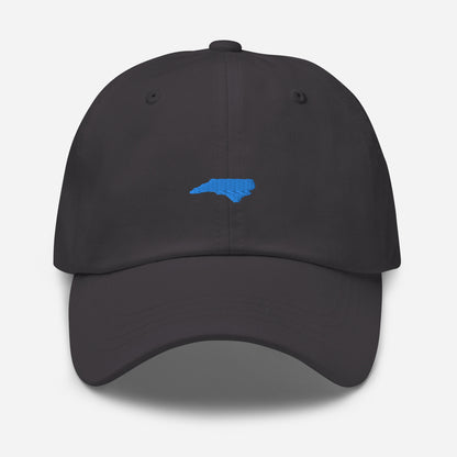 North Carolina Grad Hat - Aqua Blue Logo