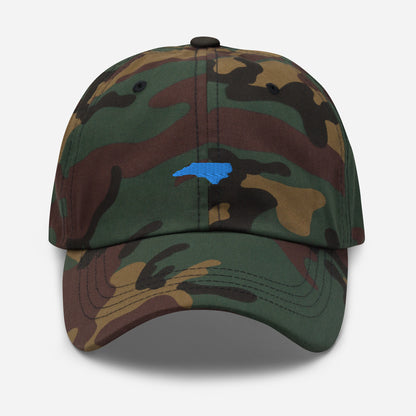 North Carolina Grad Hat - Aqua Blue Logo