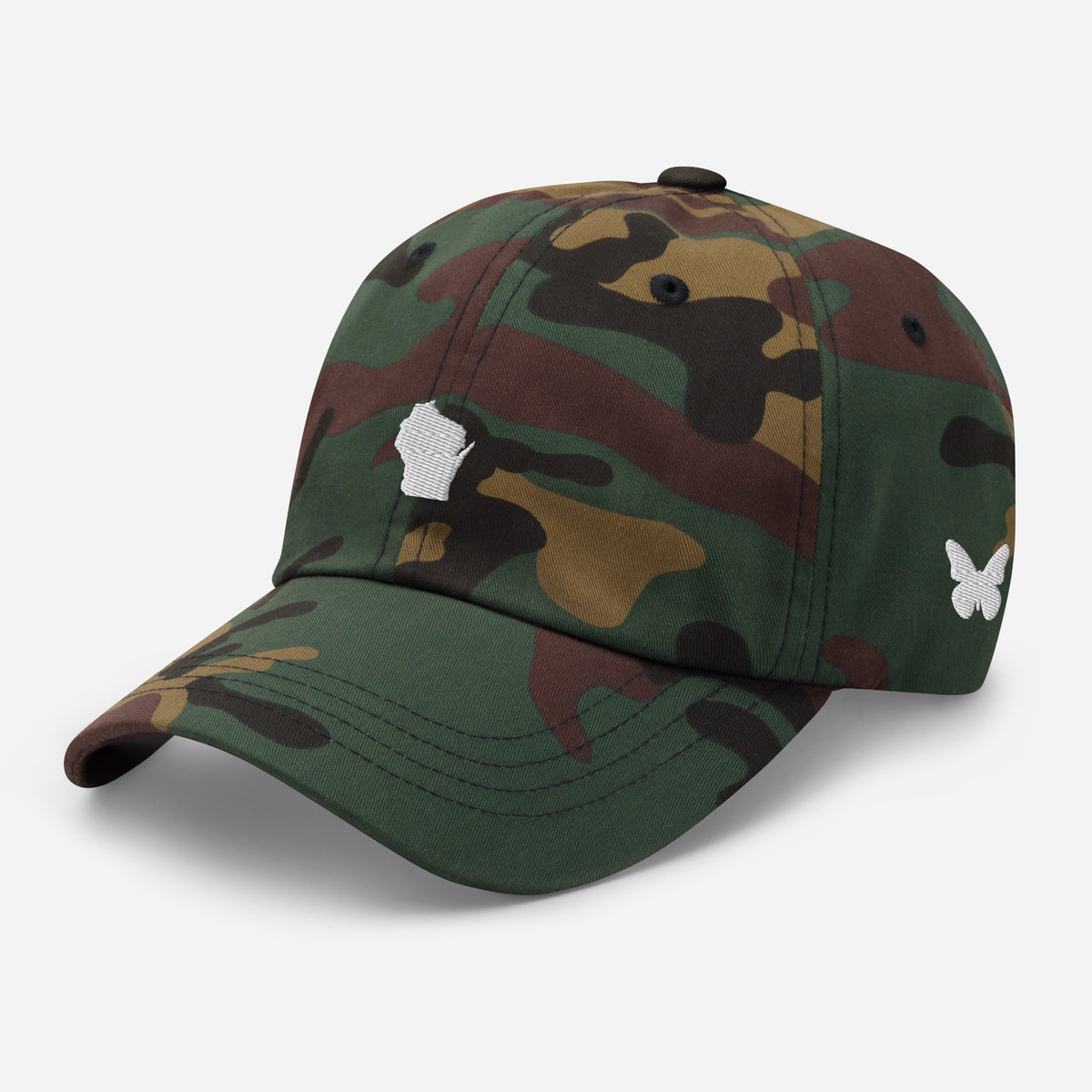 Wisconsin Grad Hat - White Logo