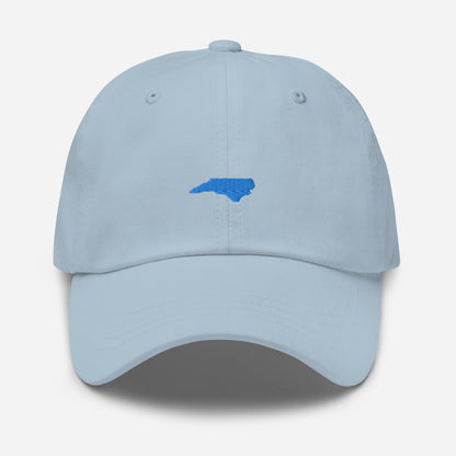 North Carolina Grad Hat - Aqua Blue Logo