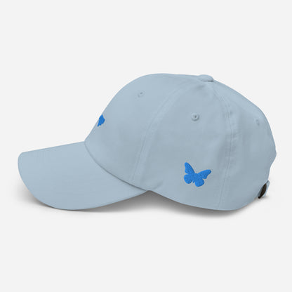 North Carolina Grad Hat - Aqua Blue Logo