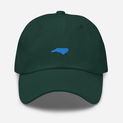 North Carolina Grad Hat - Aqua Blue Logo