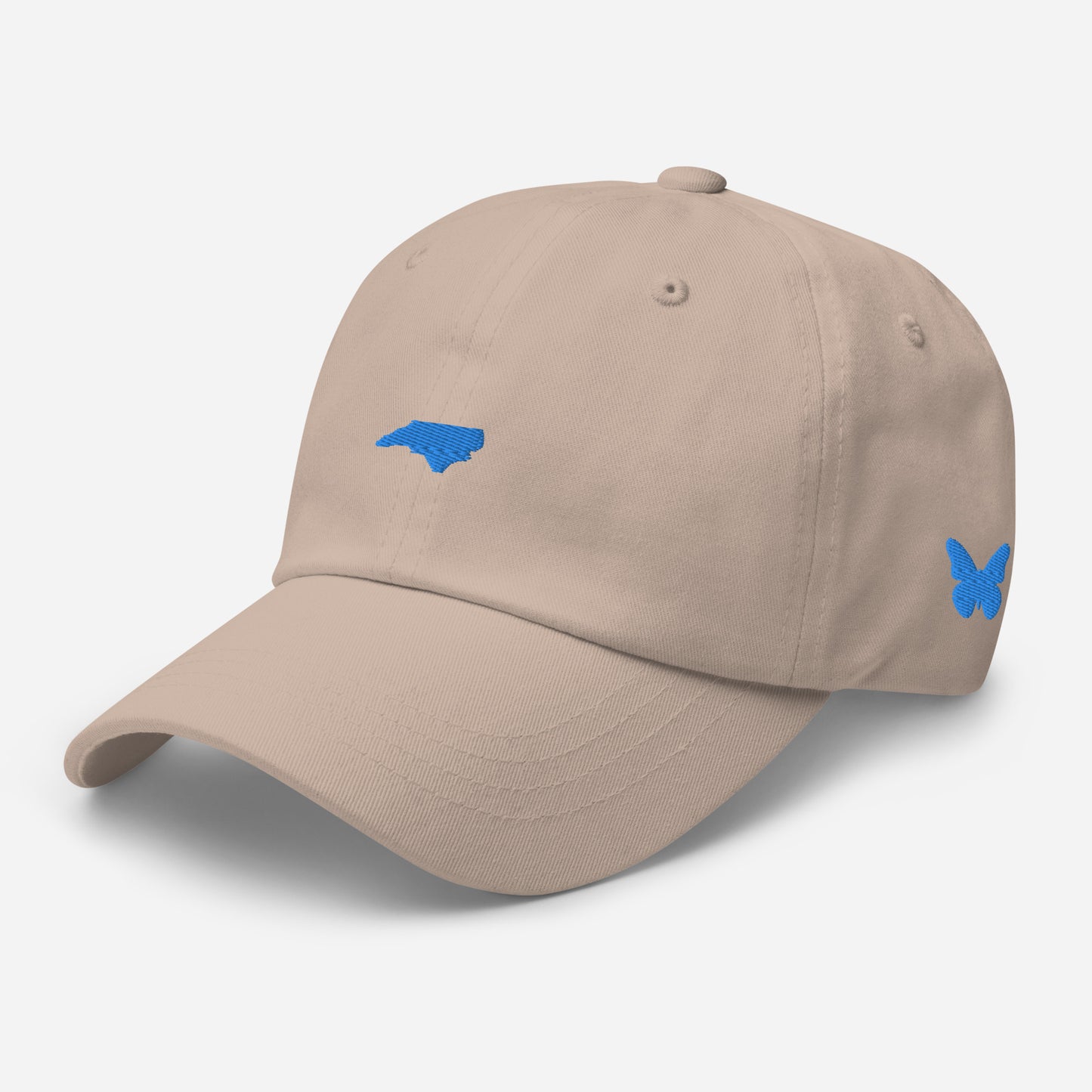 North Carolina Grad Hat - Aqua Blue Logo