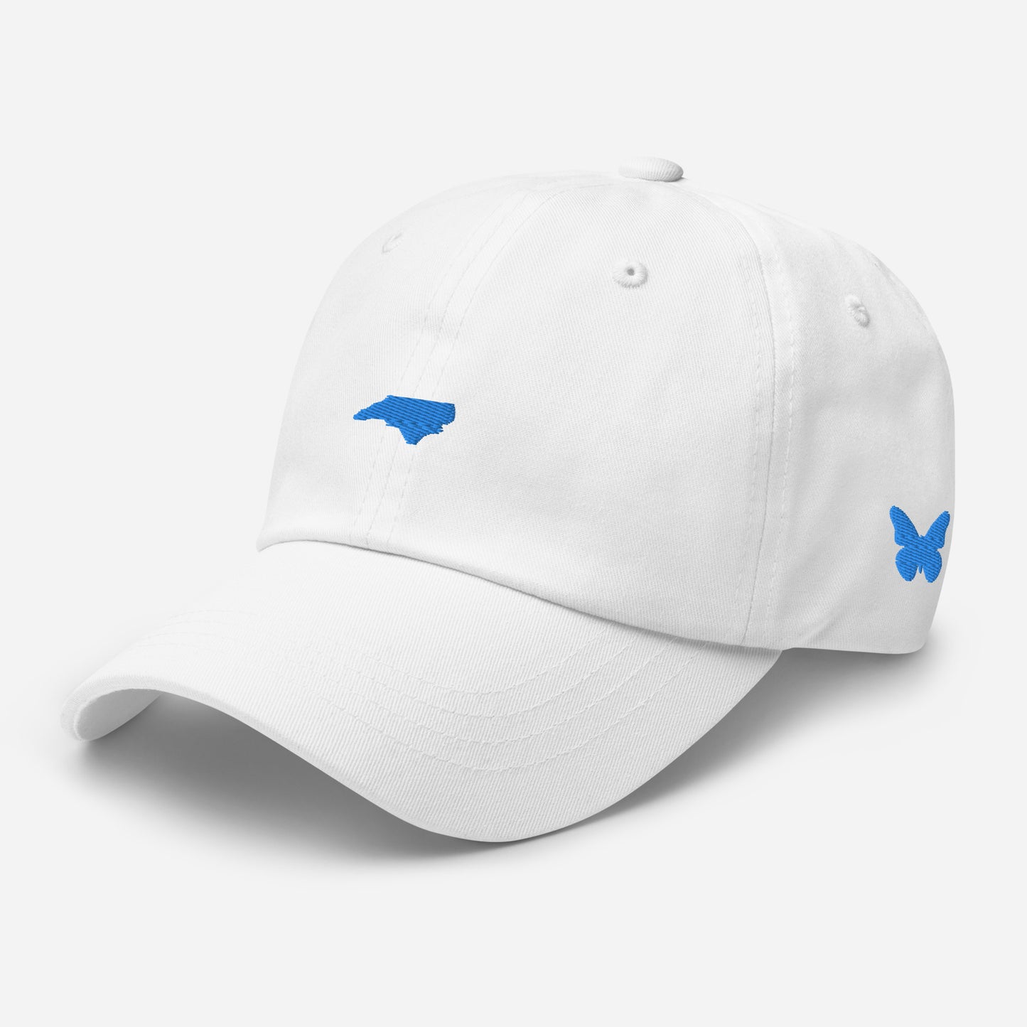 North Carolina Grad Hat - Aqua Blue Logo