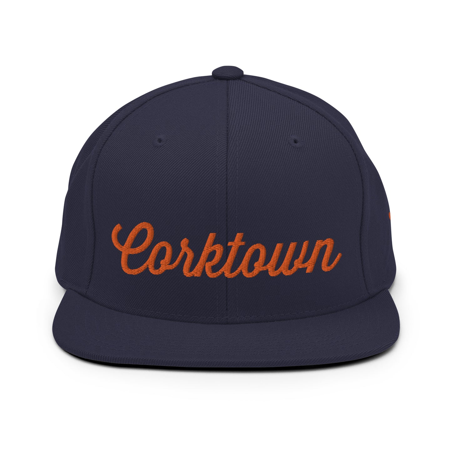 Detroit Corktown Snapback Hat - People Oughta Know - Orange Logo