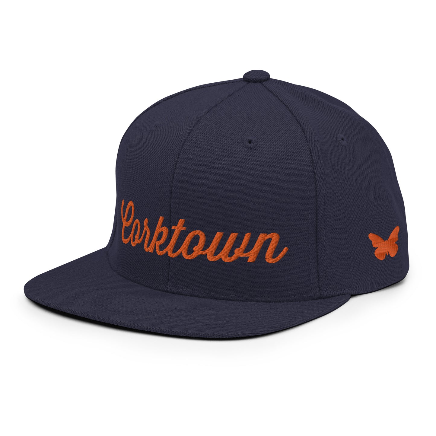 Detroit Corktown Snapback Hat - People Oughta Know - Orange Logo