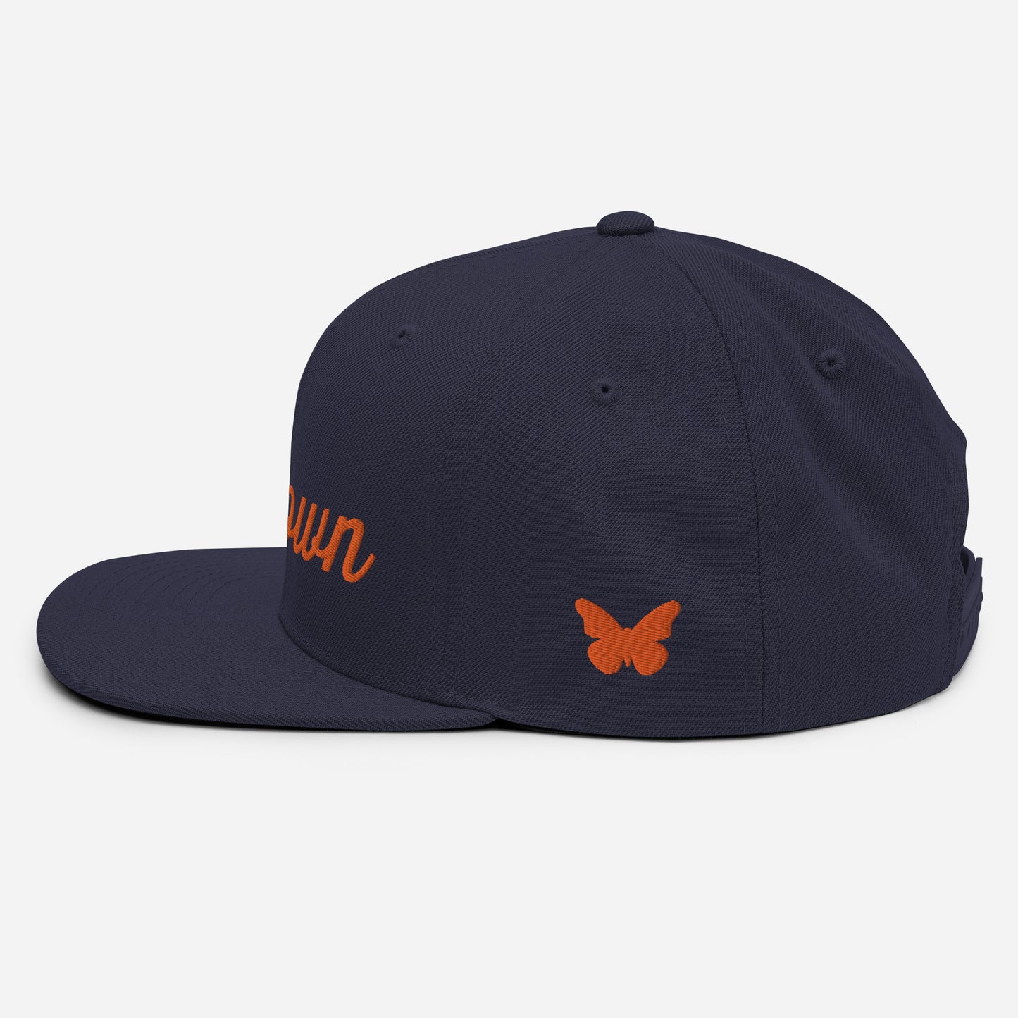 Detroit Midtown Snapback Hat - People Oughta Know - Orange Logo